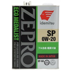 Масло IDEMITSU Zepro Eco Medalist 0w-20 SP (4л)