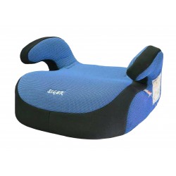 Кресло-бустер детское автомобильное от 22 кг до 36 кг (синее)