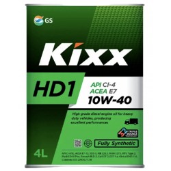 Масло Kixx HD1 10w-40 CL-4 (4л) синт.