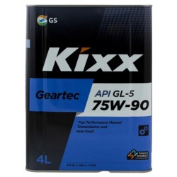 Масло Kixx Geartec 75w-90 GL-5 (4л)