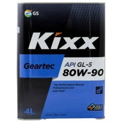 Масло Kixx Geartec 80w-90 GL-5 (4л)
