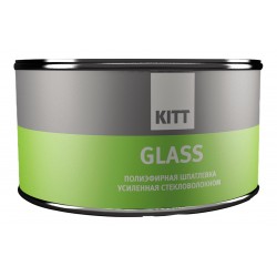Полиэфирная шпатлёвка со стекловолокном KITT GLASS (1кг)